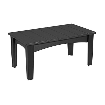 LuxCraft Island Coffee Table - ICT - Black