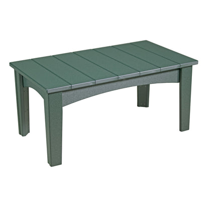 LuxCraft Island Coffee Table - ICT - Green