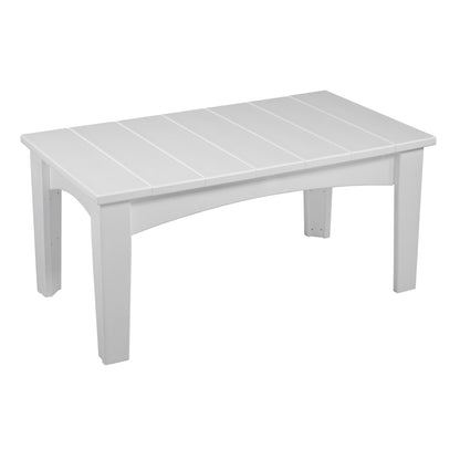 LuxCraft Island Coffee Table - ICT - White