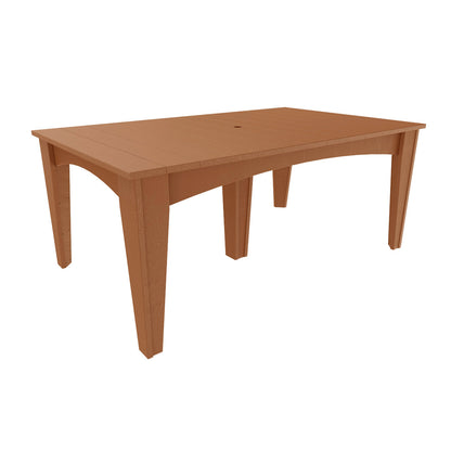 LuxCraft Island Dining Table (44″ x 72″ Rectangular) - IDT4472R