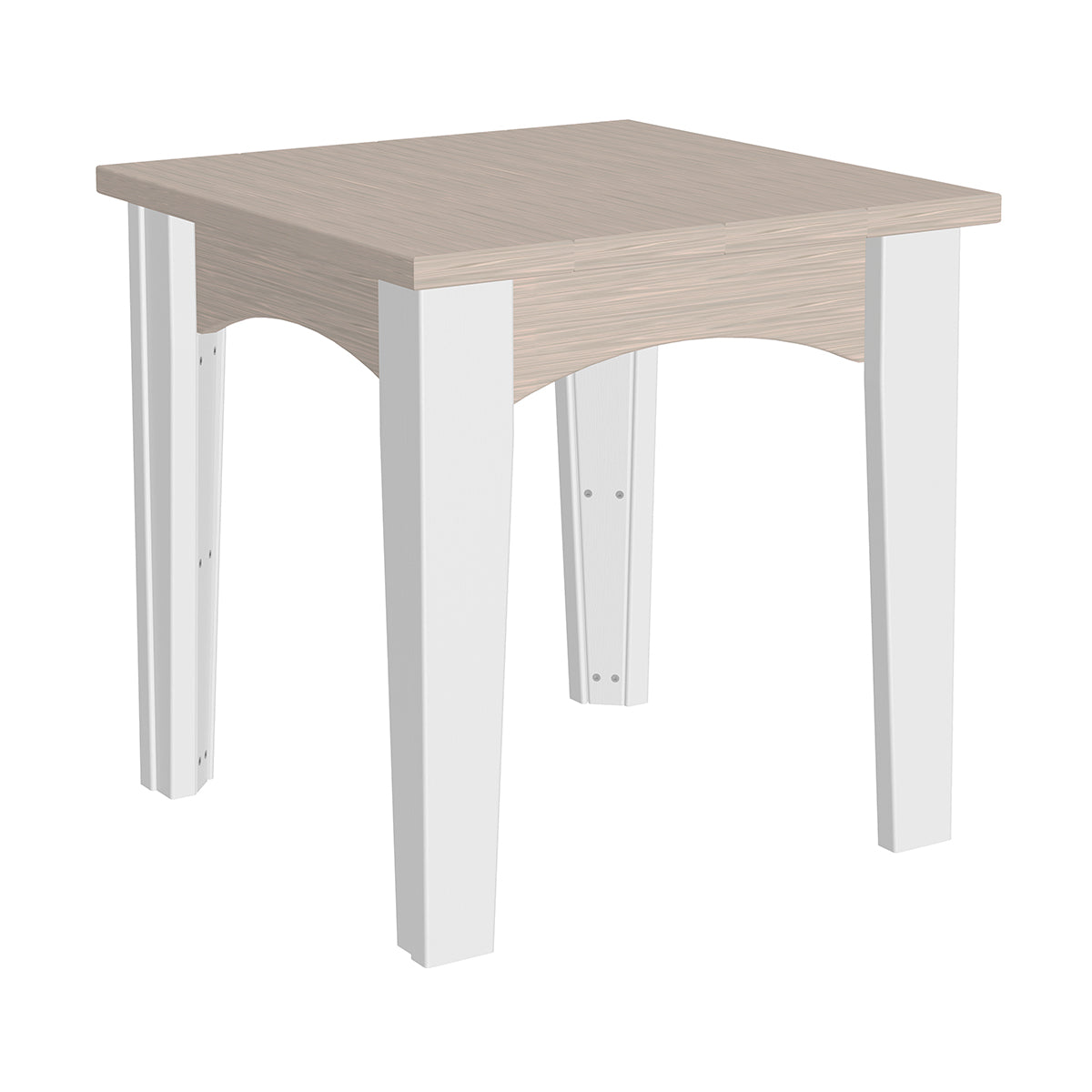 LuxCraft Island End Table - IET - Birch / White