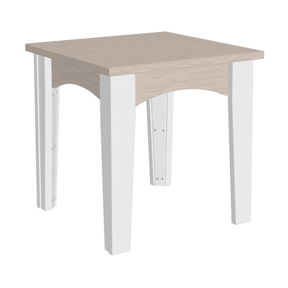 LuxCraft Island End Table - IET - Birch / White