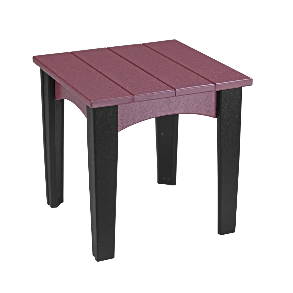 LuxCraft Island End Table - IET - Cherrywood / Black