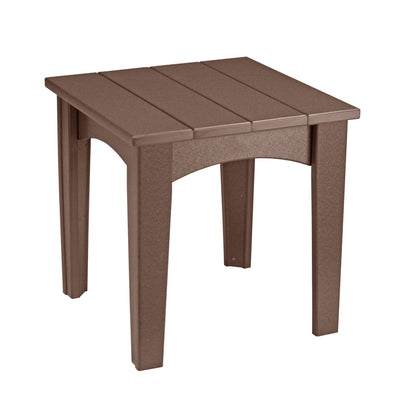 LuxCraft Island End Table - IET - Chestnut Brown