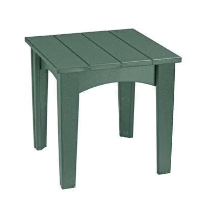 LuxCraft Island End Table - IET - Green