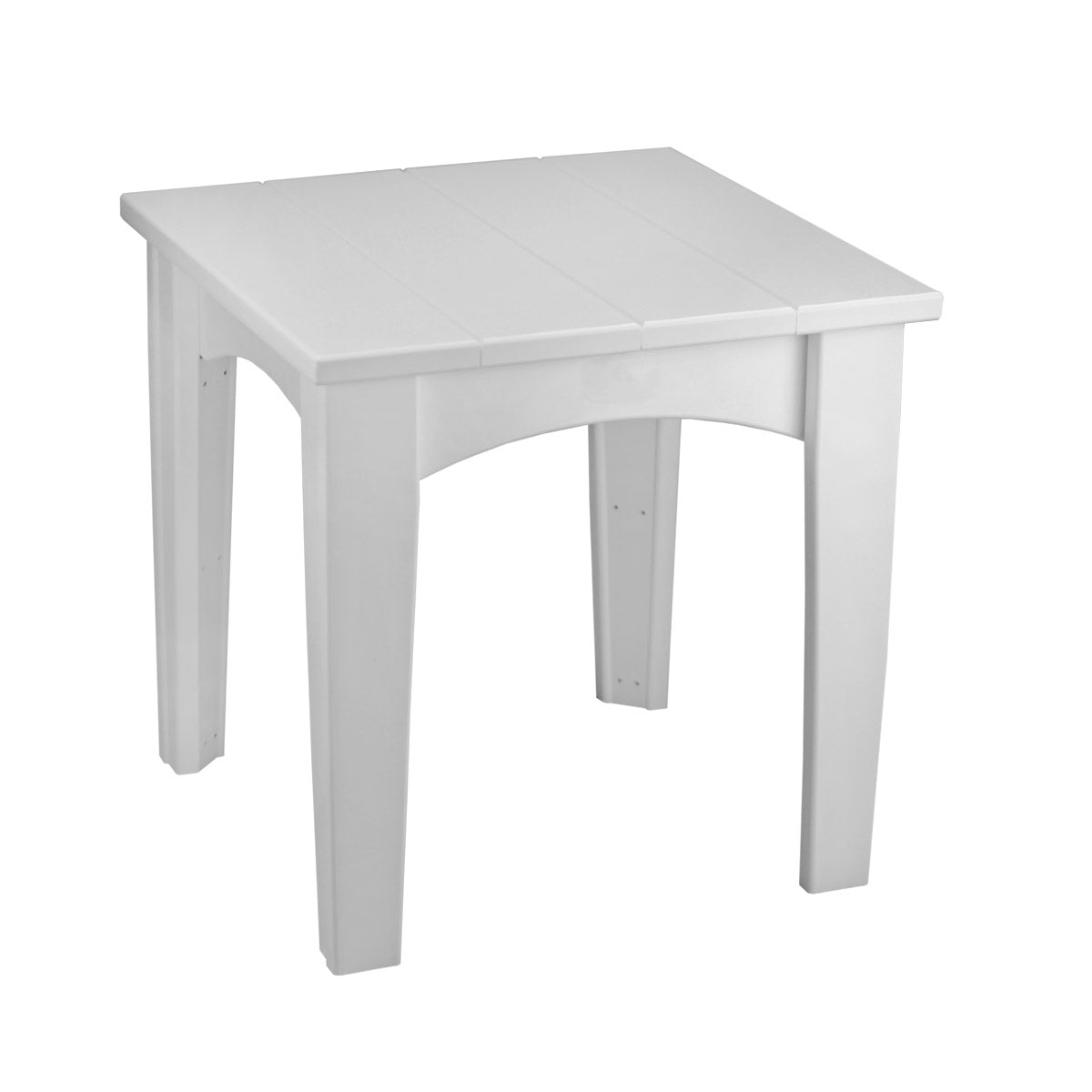 LuxCraft Island End Table - IET - White