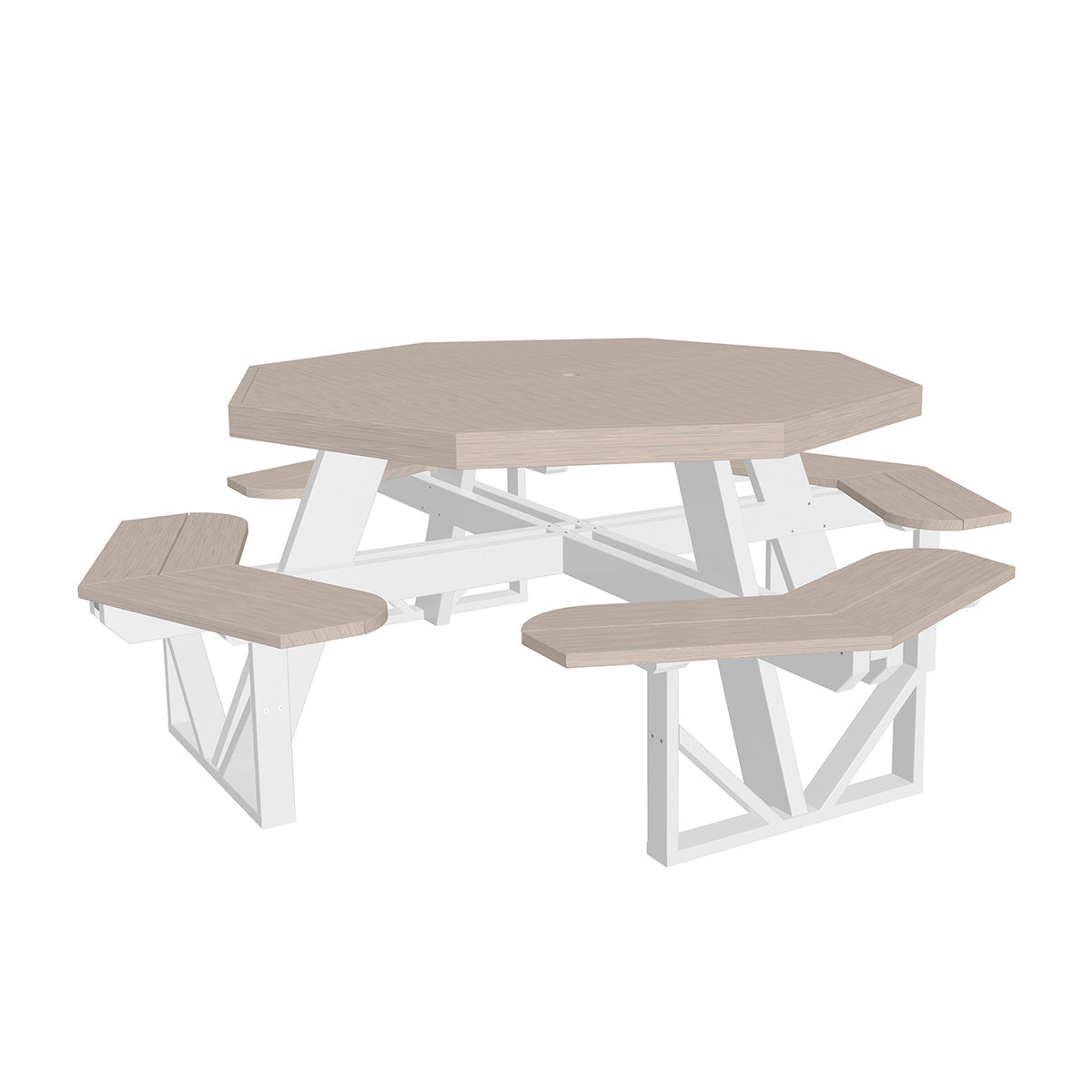 LuxCraft Octagon Picnic Table - POPT