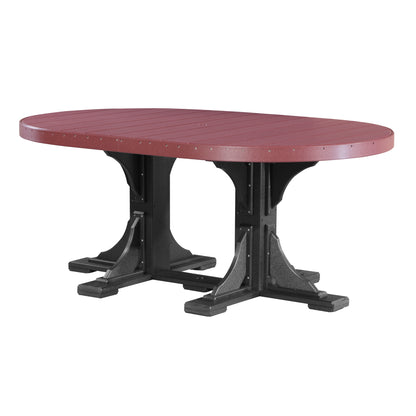 LuxCraft 4′ x 6′ Oval Table - P46OT