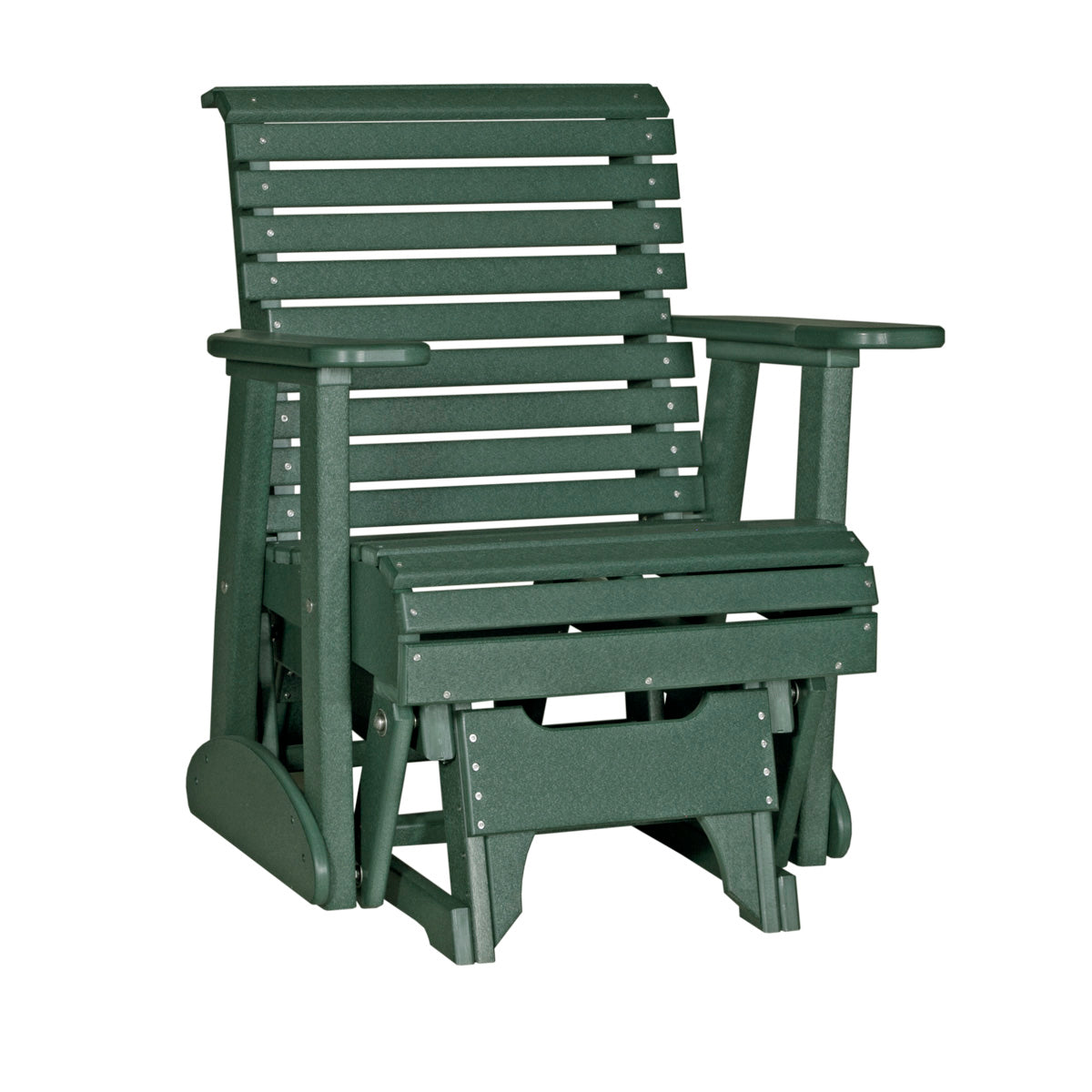 LuxCraft 2′ Plain Glider Chair - 2PPG - Green