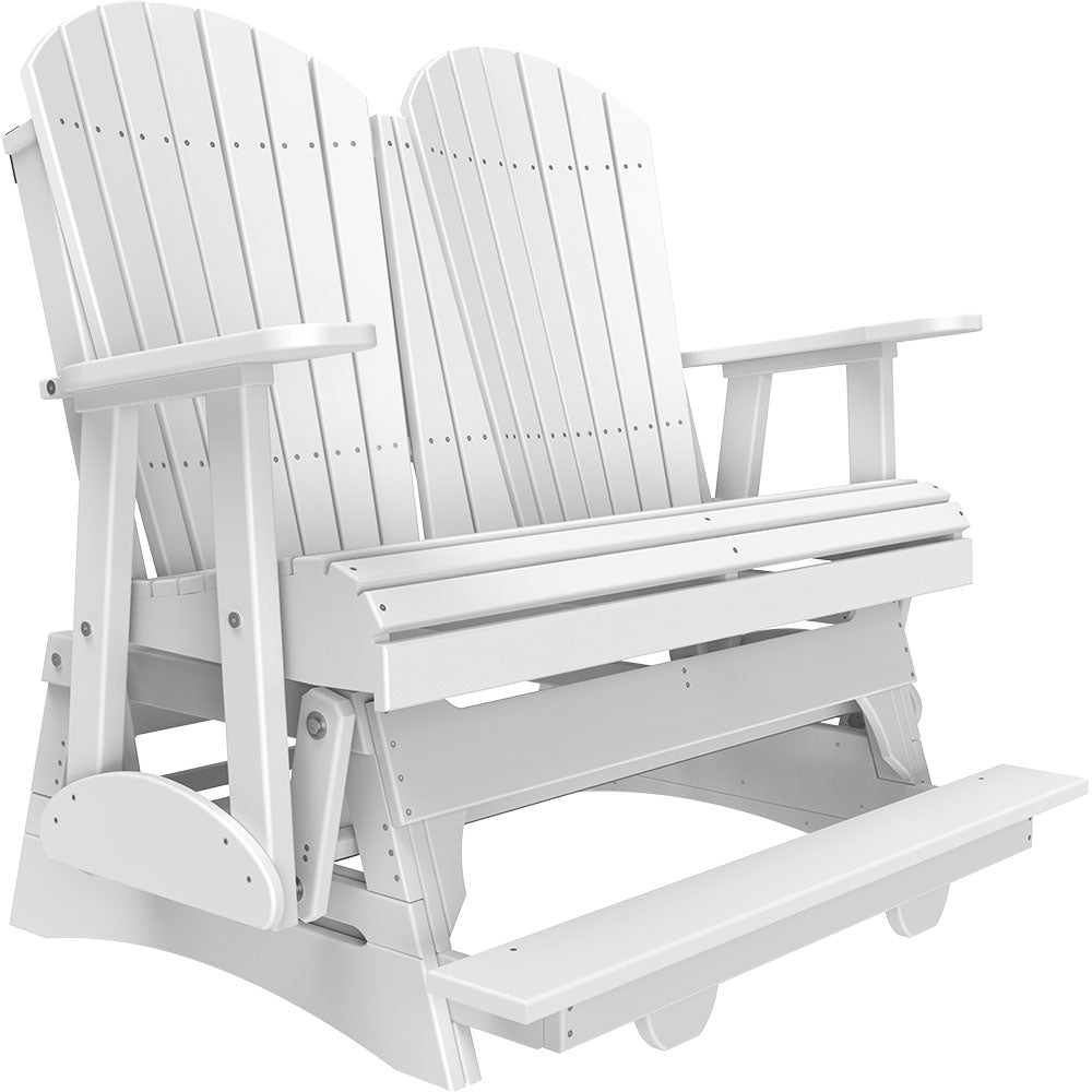 LuxCraft 4′ Adirondack Balcony Glider - 4APBAG - White