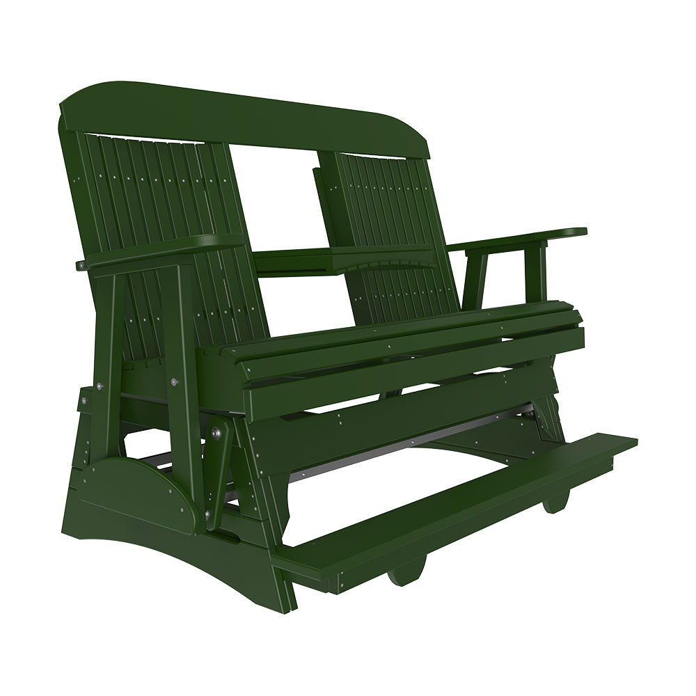 LuxCraft 5′ Classic Balcony Glider - 5CPBAG - Green