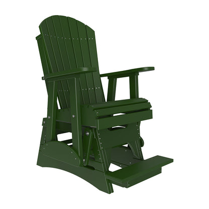 LuxCraft 2′ Adirondack Balcony Glider Chair - 2APBAG - Green