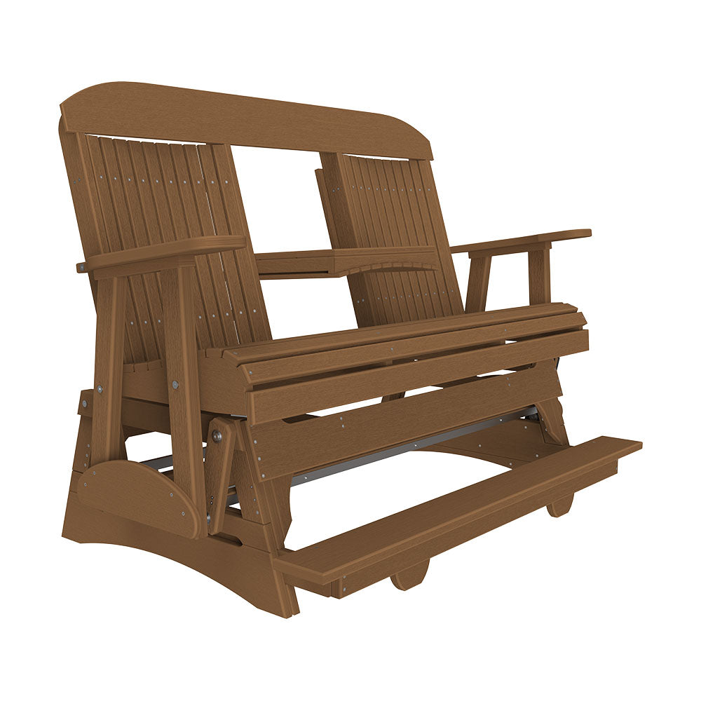 LuxCraft 5′ Classic Balcony Glider - 5CPBAG - Antique Mahogany