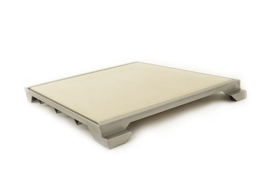 Blaze Professional LUX 15-Inch Ceramic Pizza Stone With Stainless Steel Tray