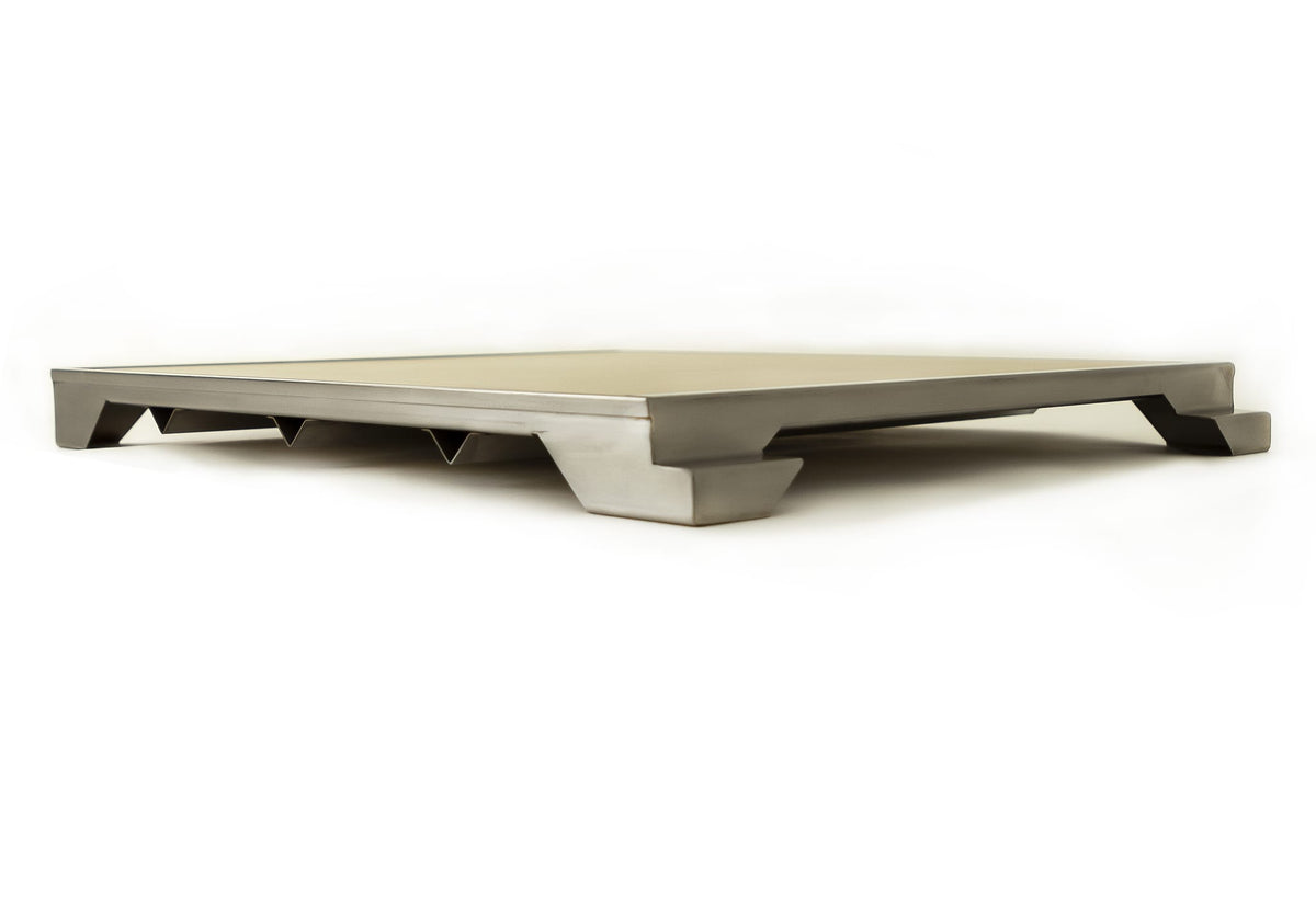Blaze Professional LUX 15-Inch Ceramic Pizza Stone With Stainless Steel Tray, view 2