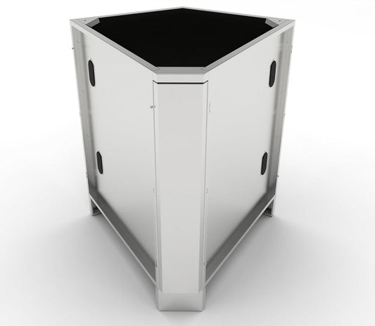 Sunstone 60 Degree Corner Cabinet w/Utility Access - SBC5C30 - Front View