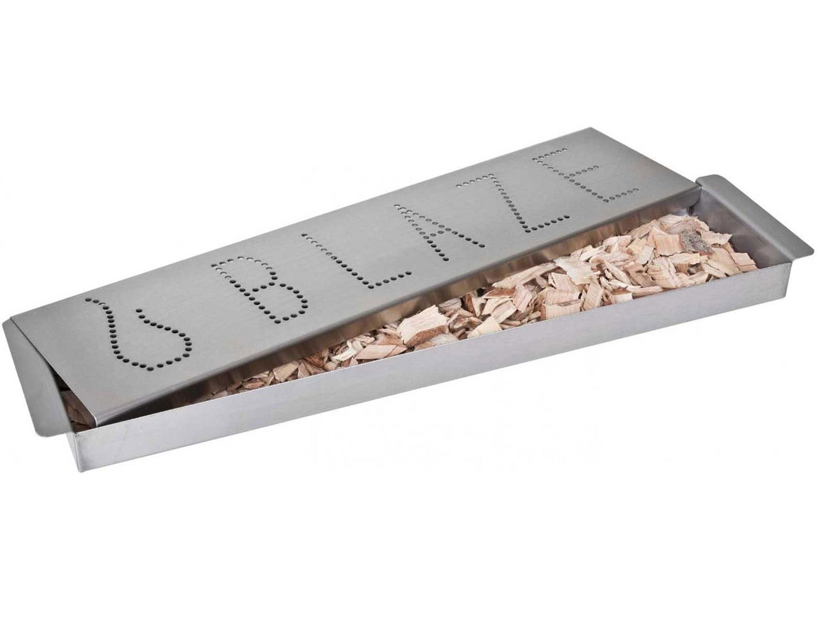 Blaze Stainless Steel Smoker Box - BLZ-SMBX - On white backgroung