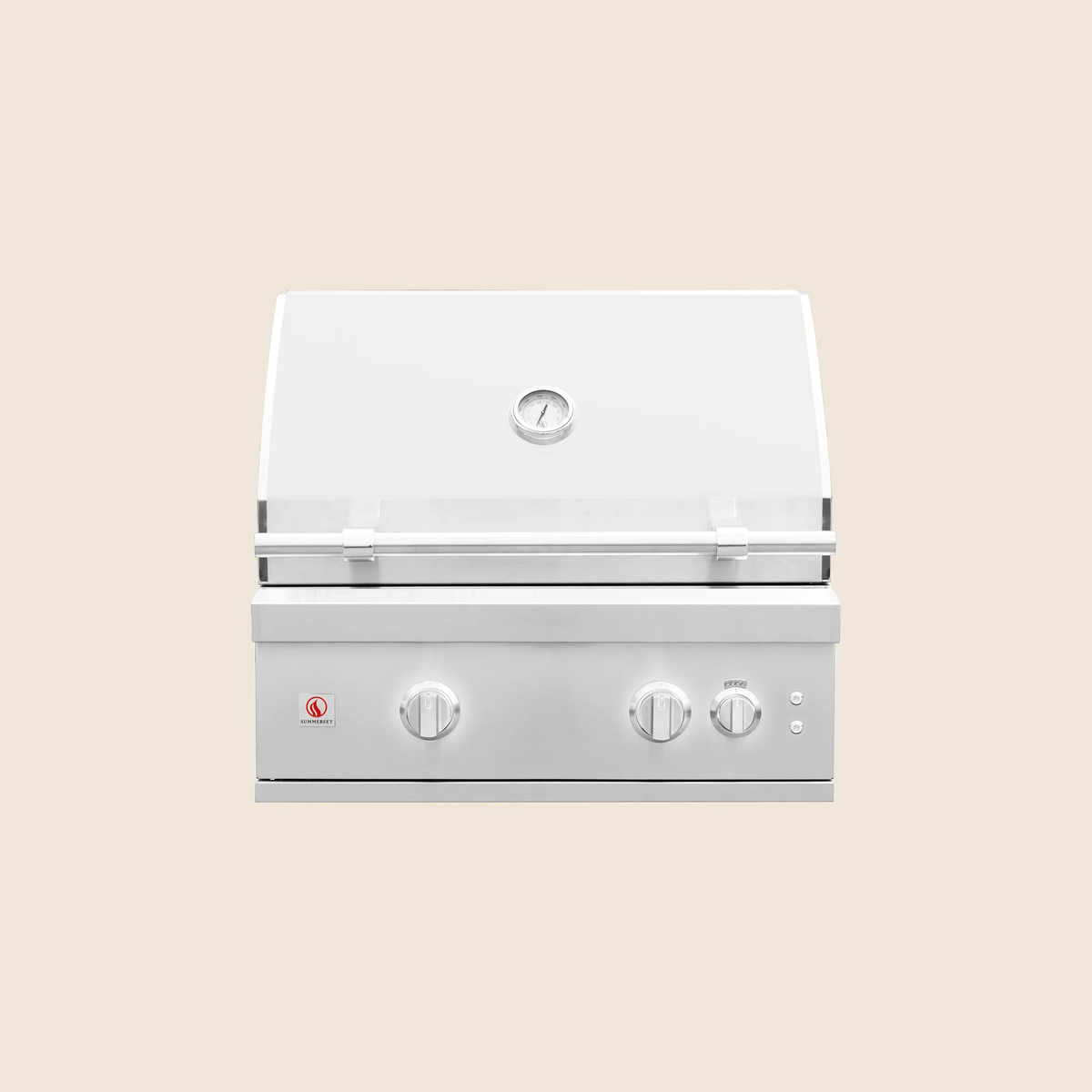 Summerset Quest 30-inch built-in gas grill QST30, hood closed