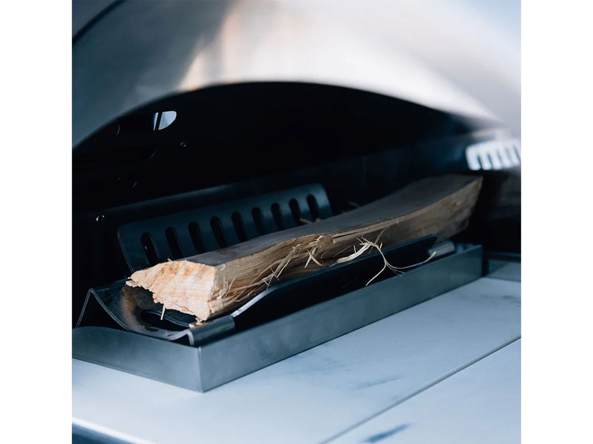 Summerset OV-HYB hybrid pizza oven stainless wood rack