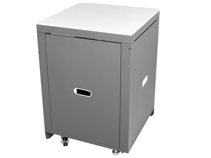 Whistler 30-Inch Stainless Steel 90-Degree Corner Cabinet - WMK-90C-WG - Angled View