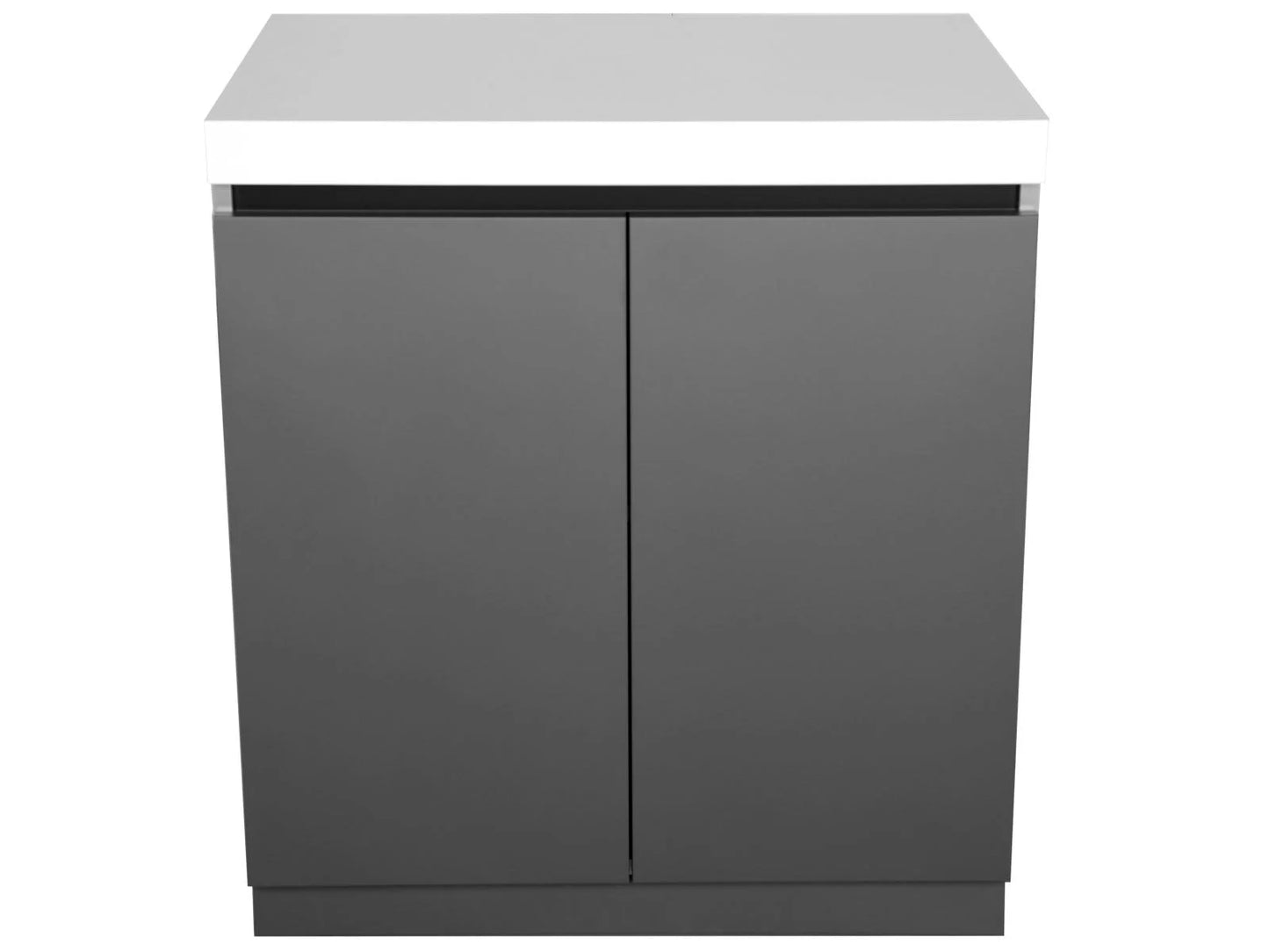 Whistler 31-Inch Stainless Steel Double Door Cabinet - WMK-DDC-WG - Tip View
