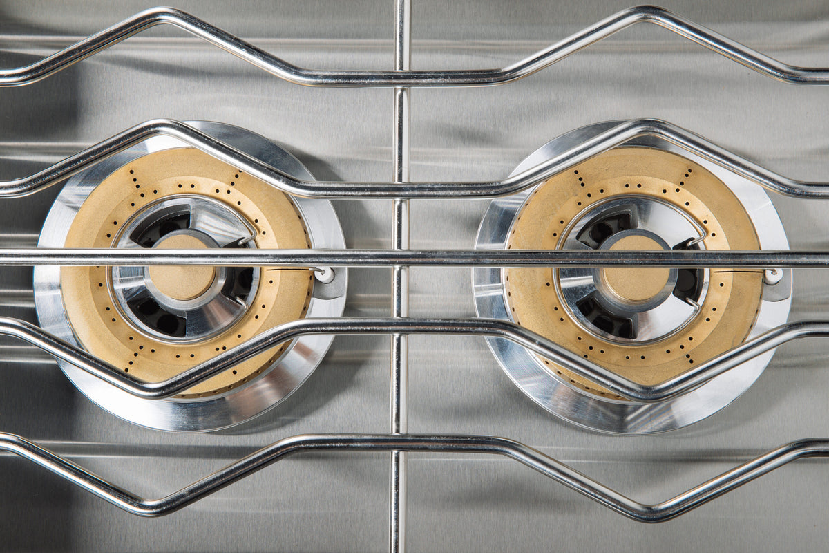 Whistler Grills black double side burner CBADSB-B, brass burners under the grate
