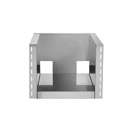 Whistler Grills insulating jacket for the double side burner, front view