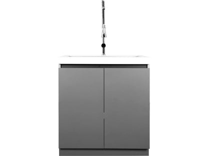 Whistler 31-Inch Sink Cabinet with Faucet & Cutting Board - WMK-SC-WG - Front View
