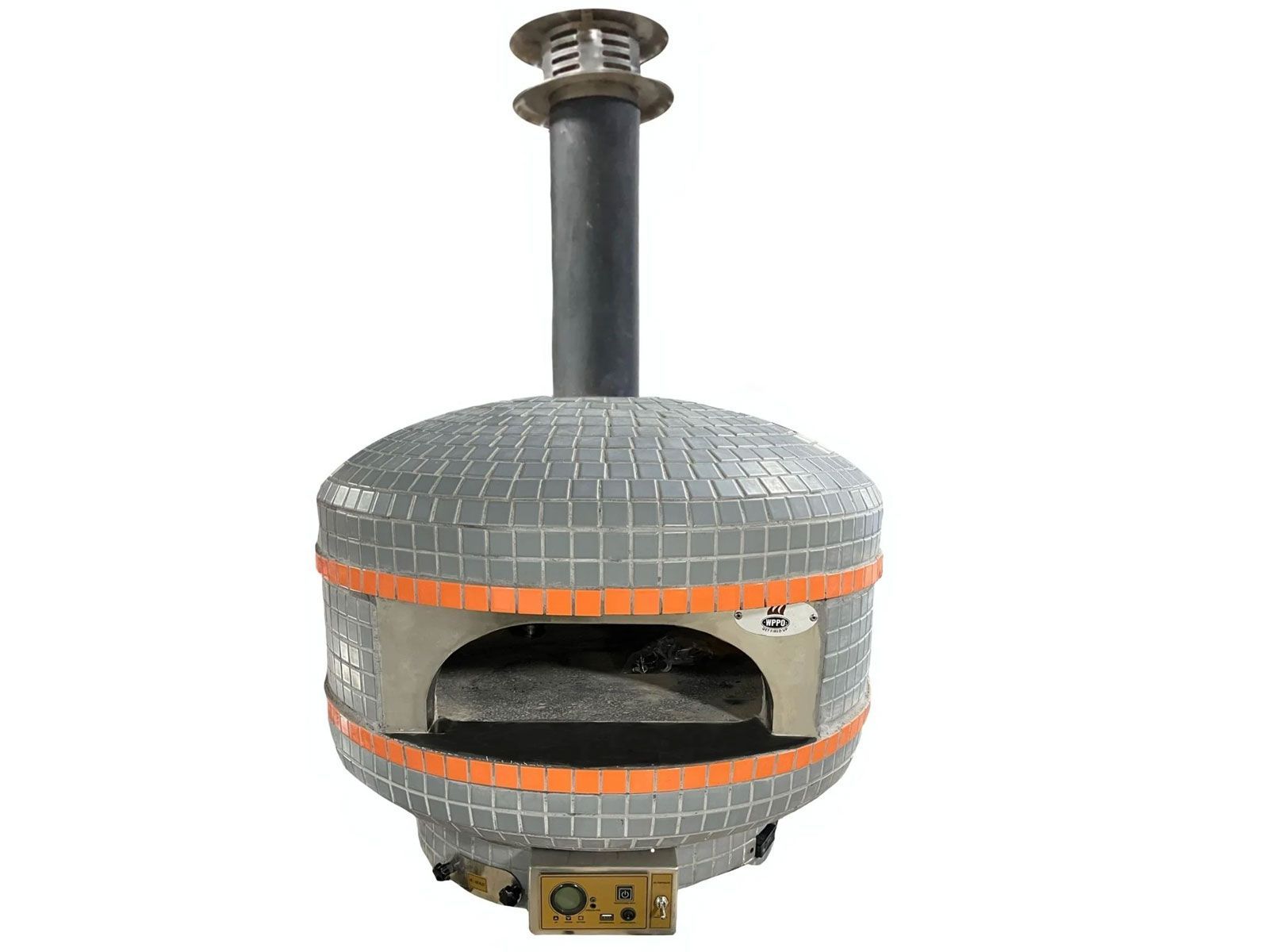 WPPO 40-Inch Professional Lava Digital Controlled Wood-Fired Oven With Convection Fan - WKPM-D100 - With Chemini