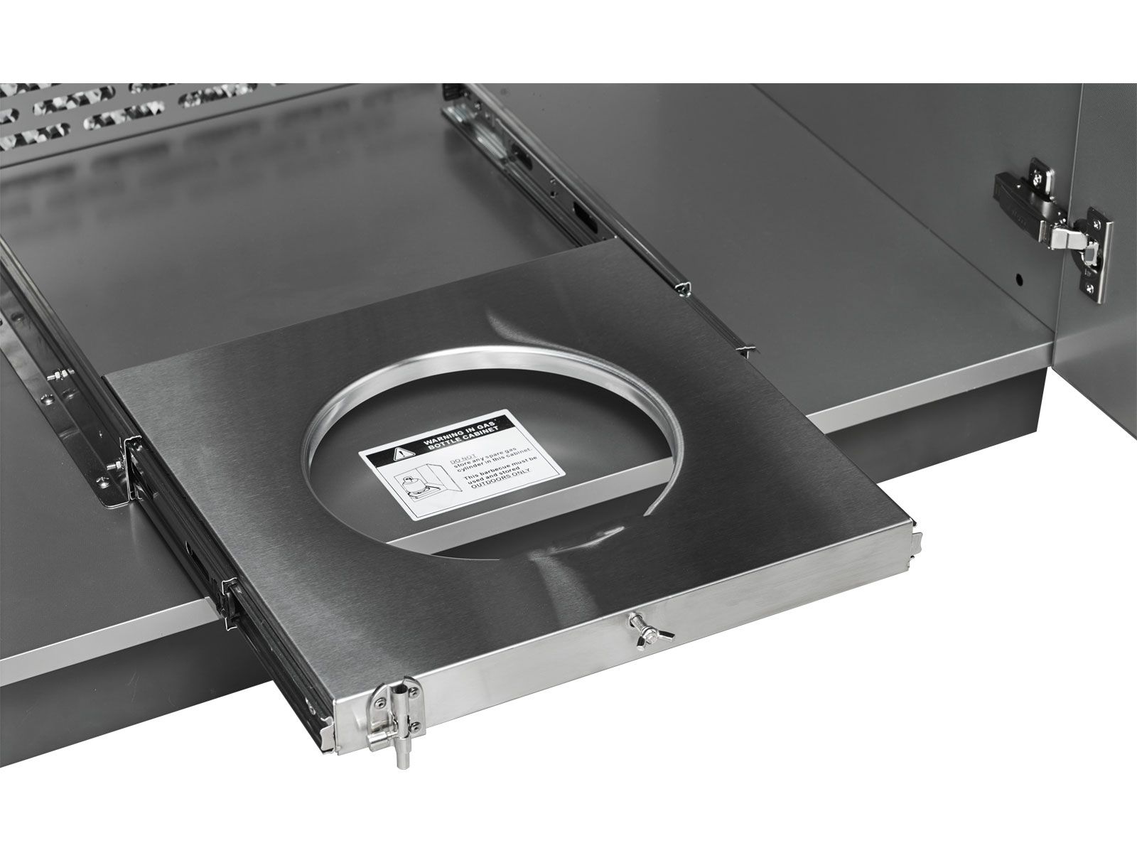 Whistler 32-Inch Stainless Steel Cabinet for 32-Inch 4-Burner Grills - WMK-32"GC-G - Hanger Out