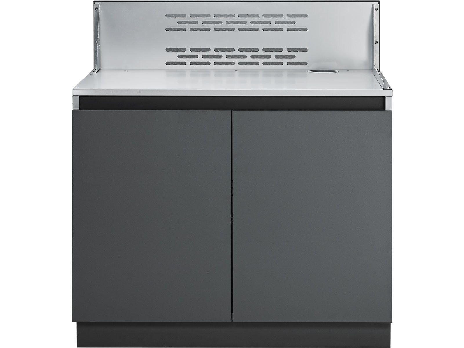 Whistler 32-Inch Stainless Steel Cabinet for 32-Inch 4-Burner Grills - WMK-32"GC-G - Front View