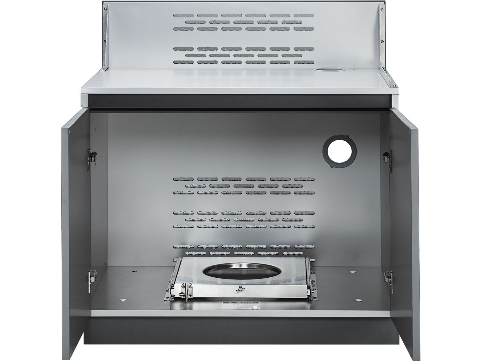 Whistler 32-Inch Stainless Steel Cabinet for 32-Inch 4-Burner Grills - WMK-32"GC-G - Inside Detail