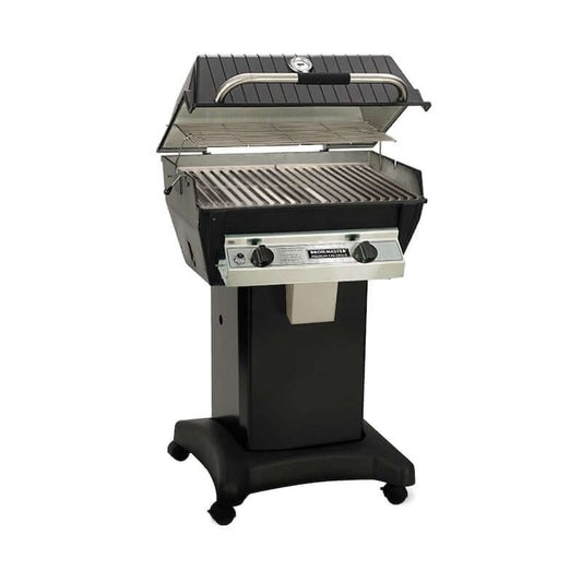 Broilmaster R3N Infrared Natural Gas Grill On Black Cart