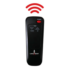 Lava Heat 2G Triangle Flame Tower Heater 92.5-inch 66 K BTU Remote Control Push Button Ignition Hammered Black Natural Gas - ASSEMBLED