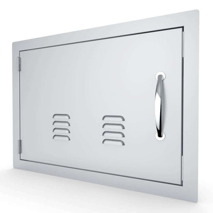 Sunstone Classic 24-Inch Left-Hinge Single Access Door With Vents - Horizontal - A-DH1724-L - Side View