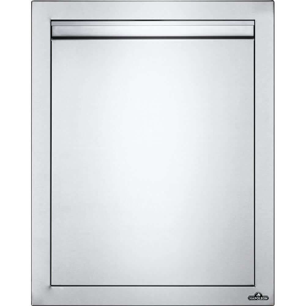 Napoleon 18-Inch Stainless Steel Reversible Single Door - BI-1824-1D - Front View