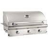 Image of American Outdoor Grill L-Series 36-Inch 3-Burner Built-In Natural Gas Grill - 36NBL-00SP