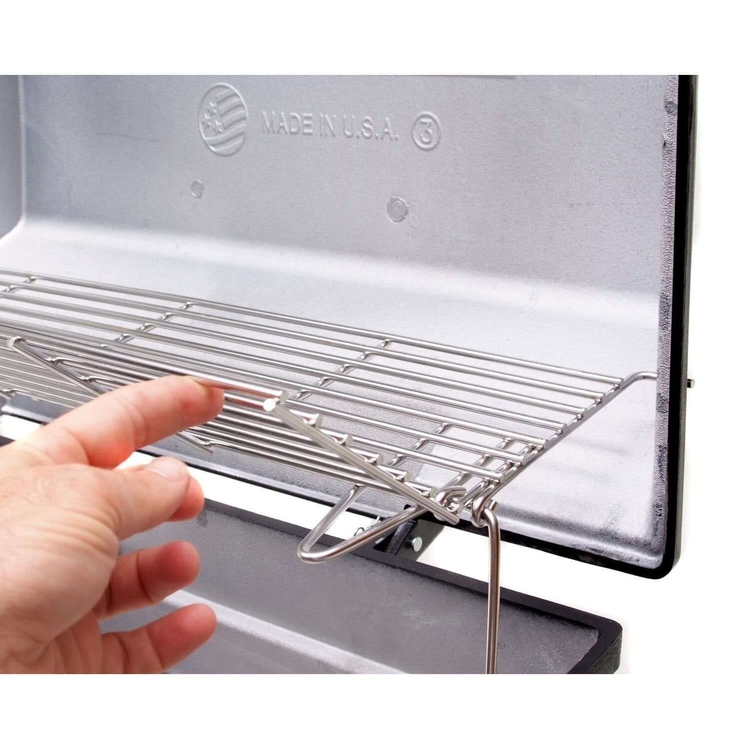 Broilmaster P3-SX Super Premium Gas Grill On Stainless Steel In-Ground Post - P3SX+SS48G - Grids