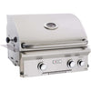 Image of American Outdoor Grill L-Series 24-Inch 2-Burner Built-In Natural Gas Grill With Rotisserie - 24NBL