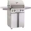 Image of American Outdoor Grill T-Series 24-Inch 2-Burner Propane Gas Grill W/ Rotisserie & Single Side Burner - 24PCT