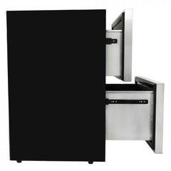Blaze Outdoor Rated Stainless Steel Double Drawer Refrigerator, 5 Cu Ft., 24-inches - BLZ-SSRF-DBDR5.1
