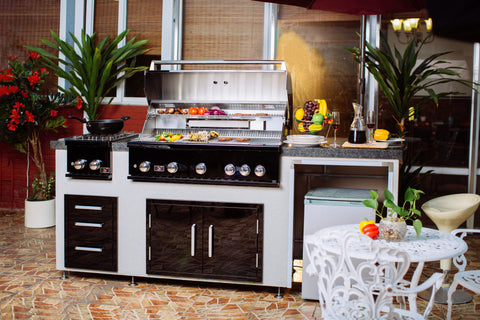 Bonfire-Black-Stainless-Steel-42-and-5-Burner-grill-built-in-with-rotisserie-kit-Black-Series-Island 3