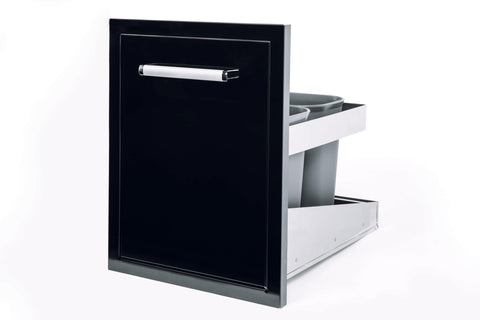 Bonfire-Black-Stainless-Steel-outdoor-BBQ-Island-kitchen-Roll-Out-Drawer-Trash-Bin-Black-Series-CBATC-B-2