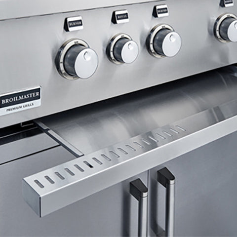 Broilmaster Built-In Stainless Steel Two Bow Tie Burners Gas Grill BSG262