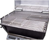 Image of Broilmaster P3-SX Super Premium Propane Gas Grill On Stainless Steel Cart