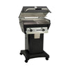 Image of Broilmaster R3BN Infrared Combination Natural Gas Grill On Black Cart