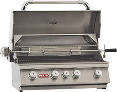 Bull BBQ Angus 30-Inch 4-Burner Built-In Grill with Rear Infrared Burner