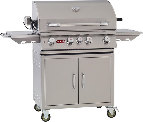 Bull BBQ Angus 30-Inch 4-Burner Freestanding Grill with Rear Infrared Burner