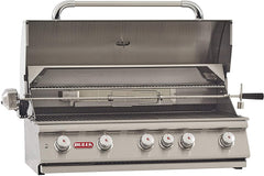 Bull BBQ Brahma 38-Inch 5-Burner Built-In Grill with Rear Infrared Burner