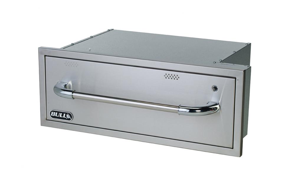 Bull 30-Inch Built-In 110V Electric Stainless Steel Warming Drawer - 85747